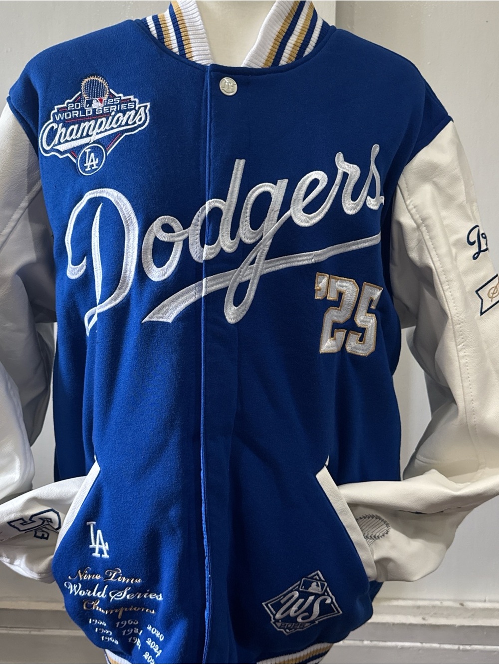 LA Dodgers WS 2025 Reversible Jacket